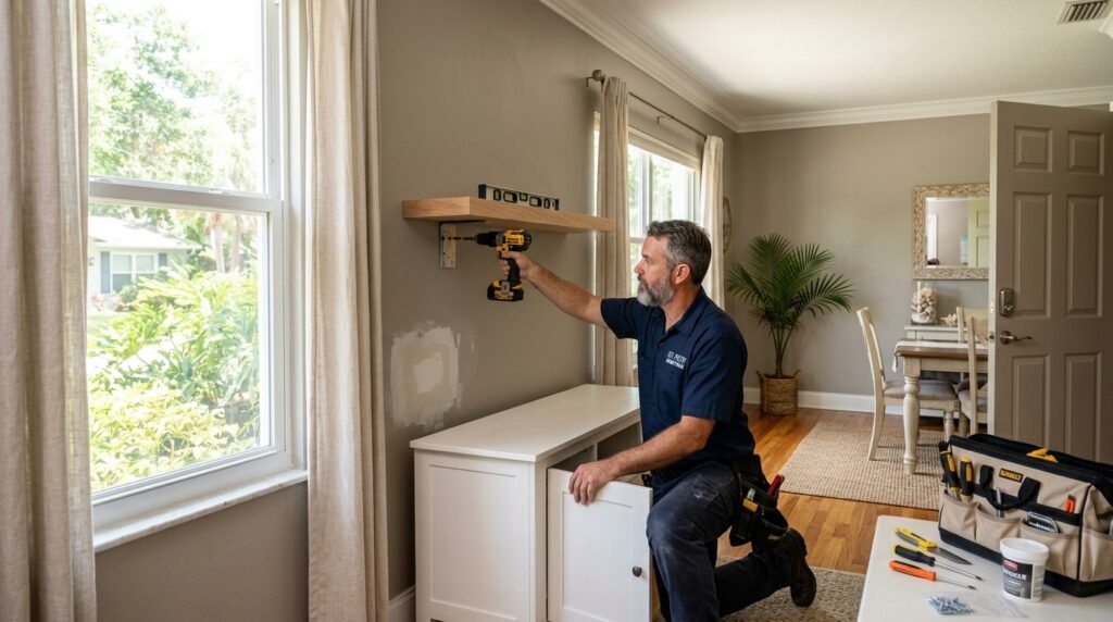 Professional handyman providing Handyman Services in St. Petersburg, FL for home repairs