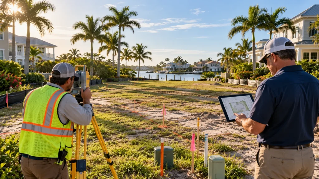 Building a home in Pinellas County starts with professional land surveying and residential property evaluation.