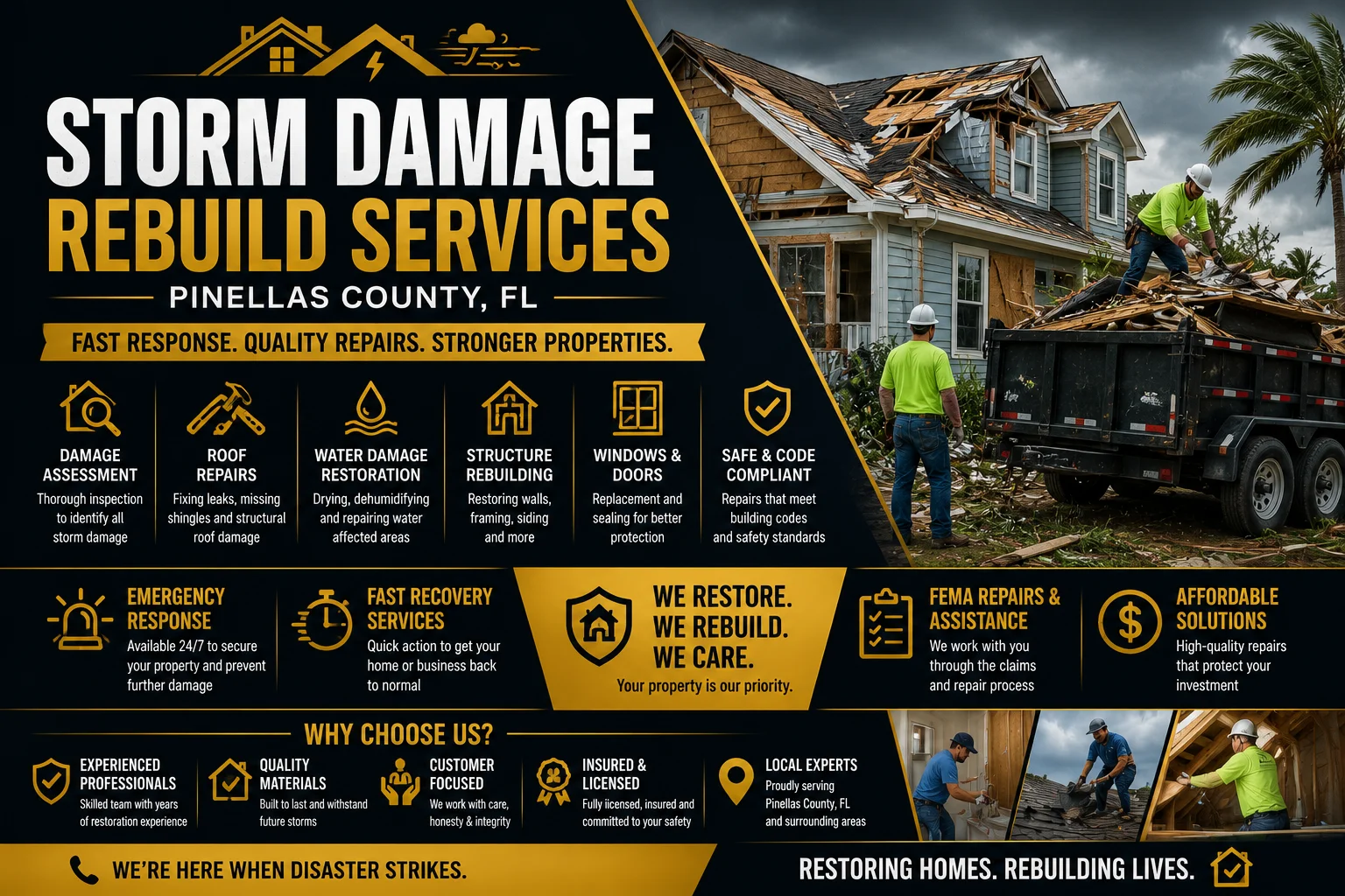 Storm Damage Rebuild Services